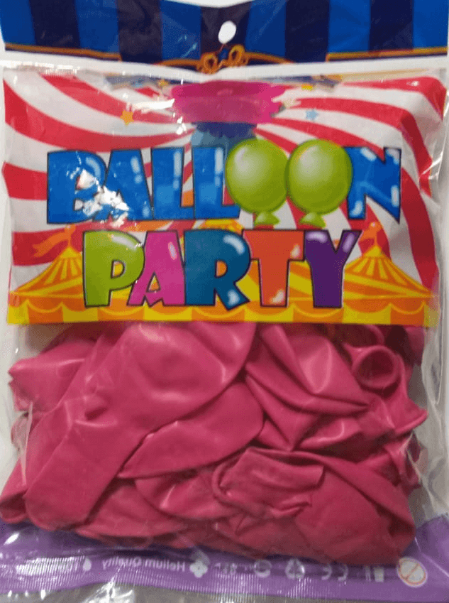 Globos mate ballon party #12 rosado