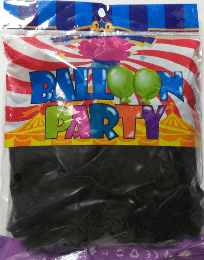 Globos mate ballon party #12 negro