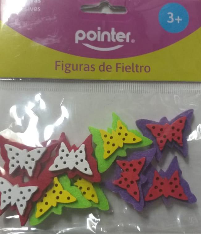 Figura mariposas en fieltro