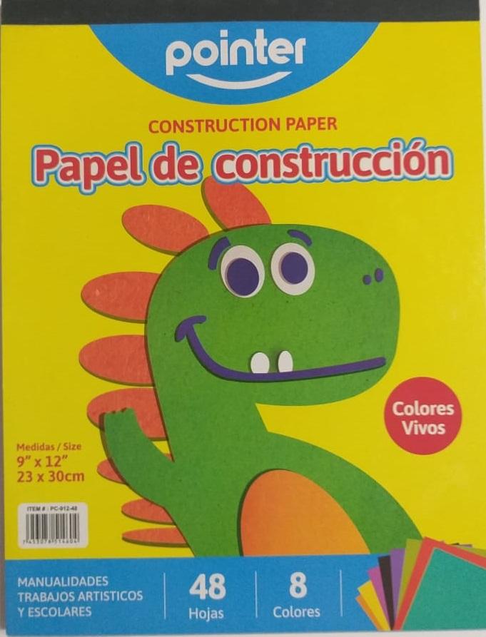 Papel Construcción Pointer 8 colores