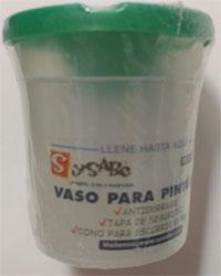 Vaso para pintura verde