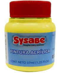 Pintura acrílica Sysabe Amarillo Limón