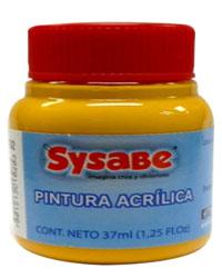 Pintura acrílica Sysabe amarillo tostado