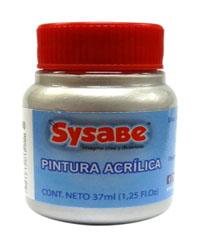 Pintura acrílica Sysabe Plateado