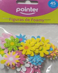 Figuras foami flores chicas